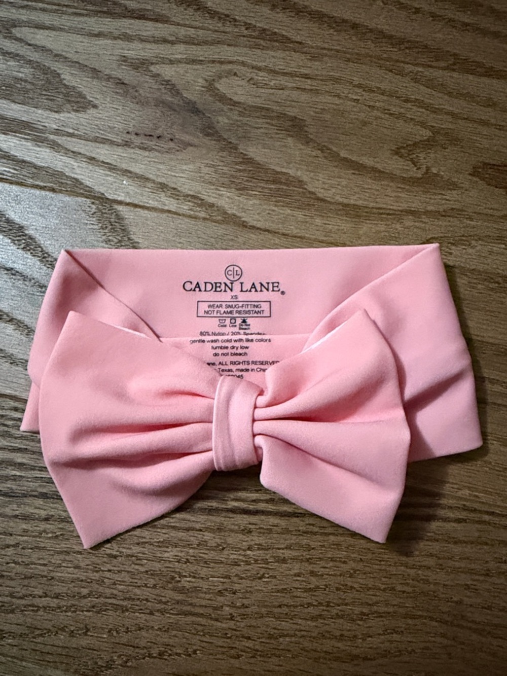 Caden Lane Pink Swim Bow